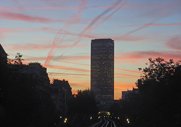 lever du jour tour Montparnasse...